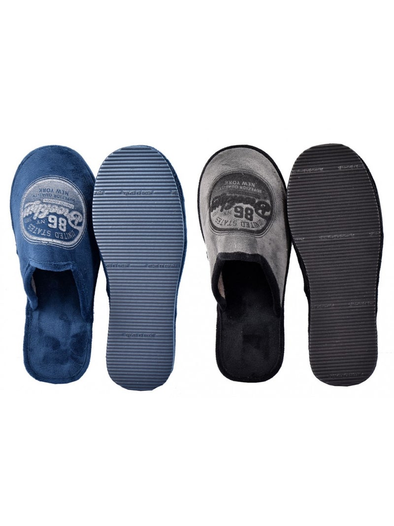 Pantufas homem premium pack de 2 Multicolorido - Kiabi