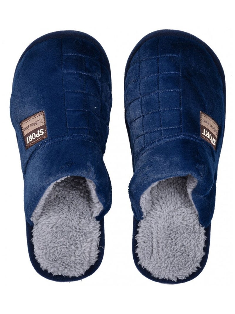 Pantufas homem sport fashion Azul-marinho - Kiabi
