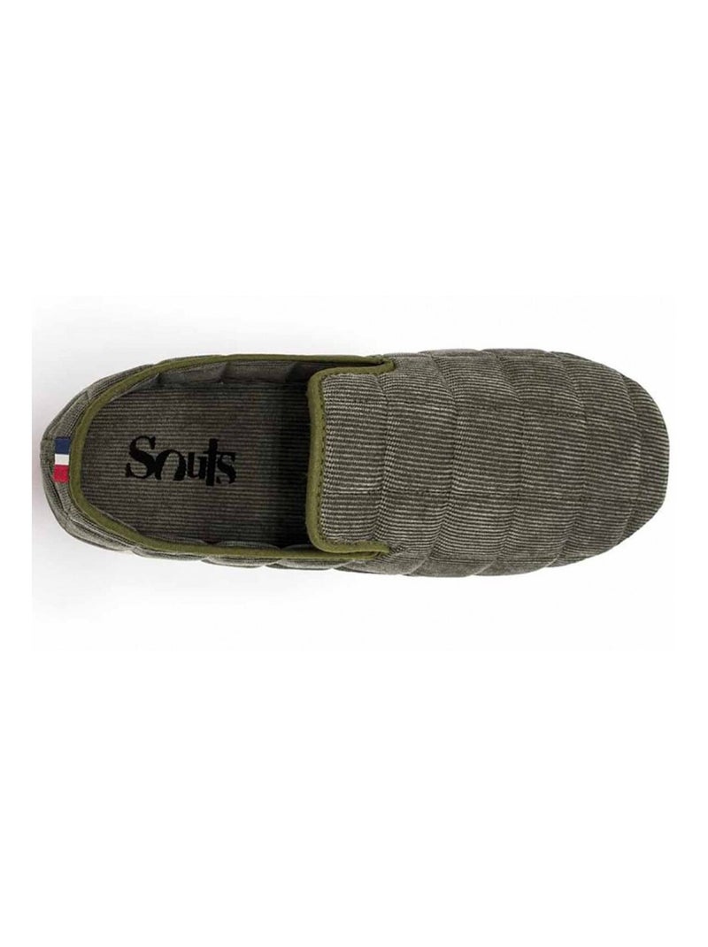 Pantufas indoor outdoor souts conforto premium Castanho-chocolate - Kiabi