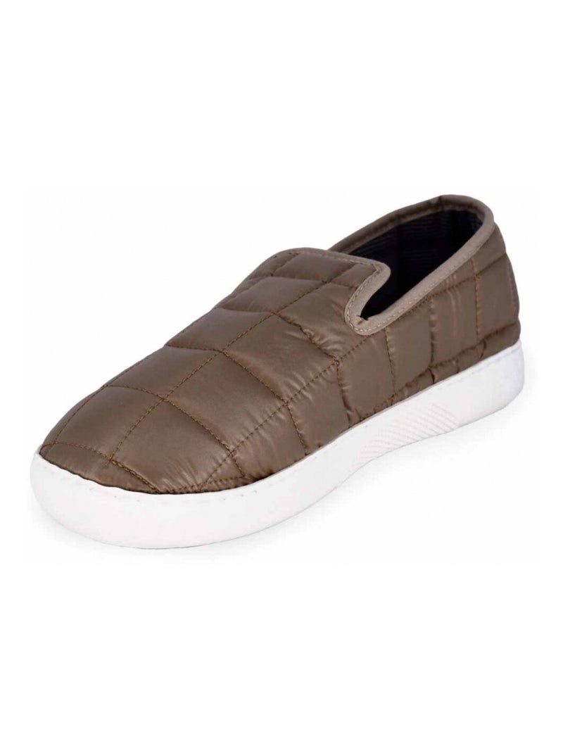 Pantufas indoor outdoor souts conforto premium Castanho-chocolate - Kiabi