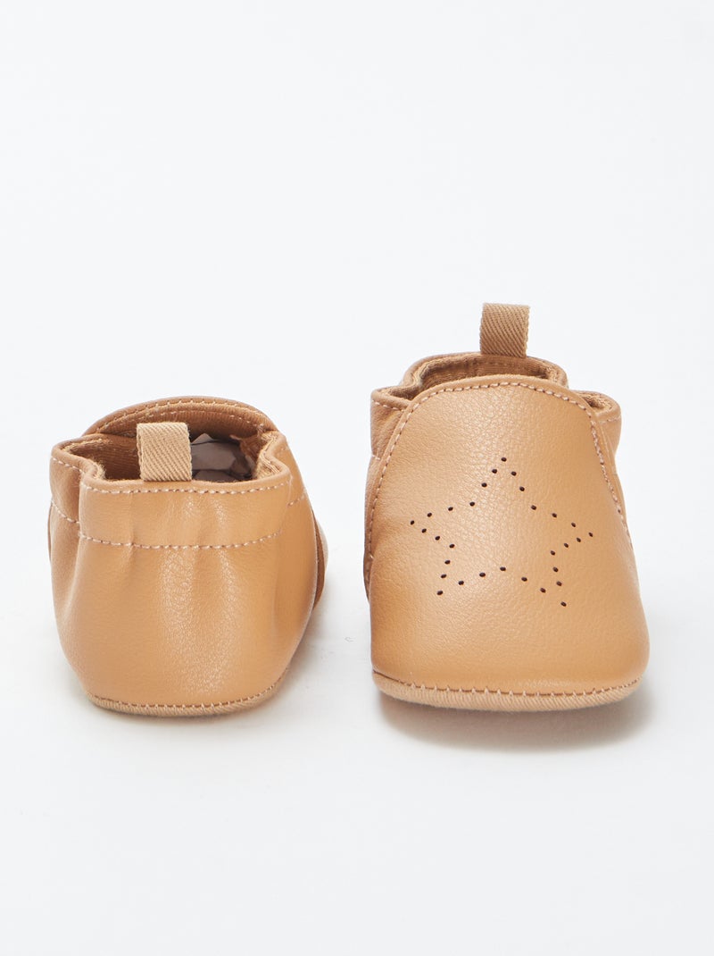 Pantufas iridescentes com estrela CASTANHO - Kiabi