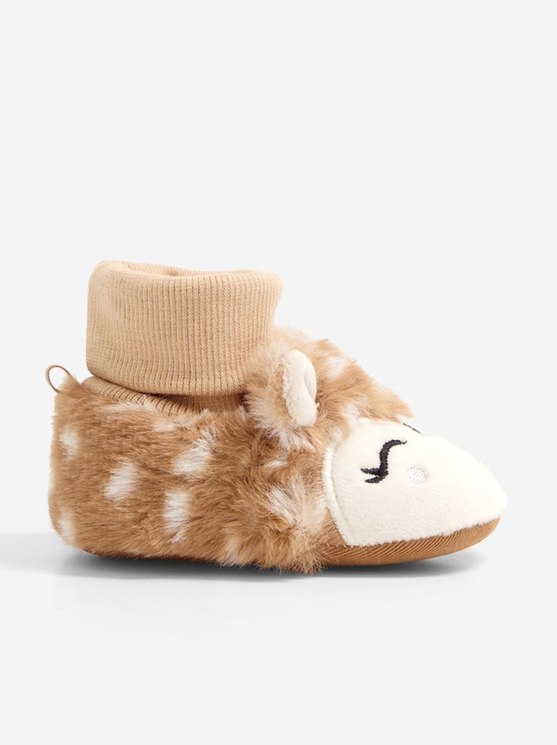 Pantufas macias 'rena' Bege - Kiabi