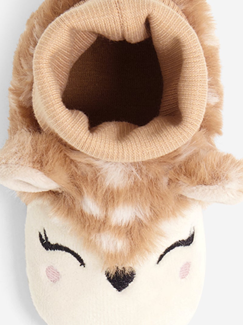 Pantufas macias 'rena' Bege - Kiabi