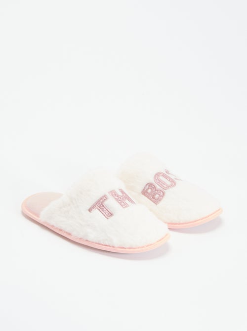 Pantufas mules - Kiabi