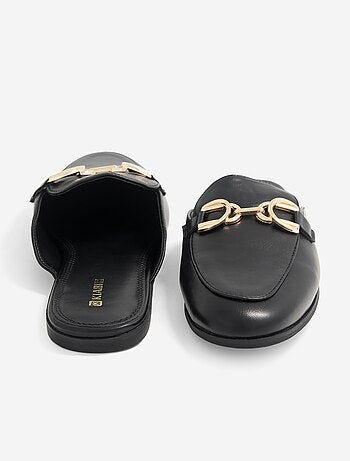 Pantufas mules estilo mocassins