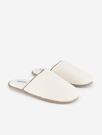 Pantufas mules forradas