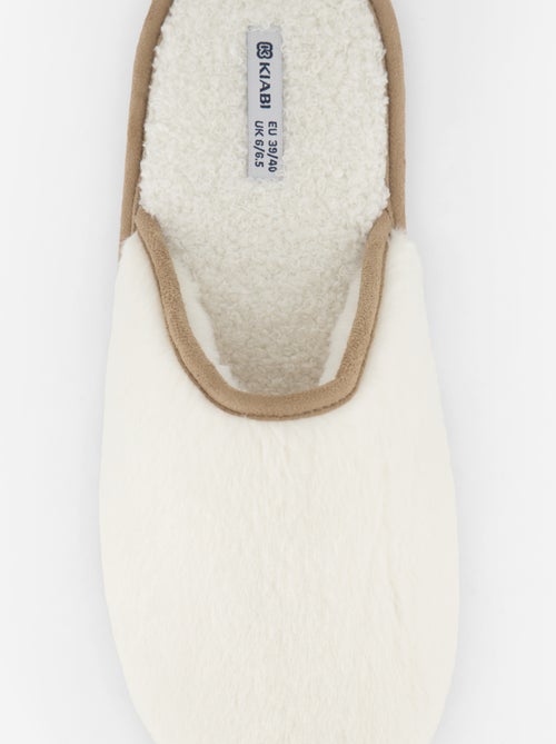 Pantufas mules forradas - Kiabi
