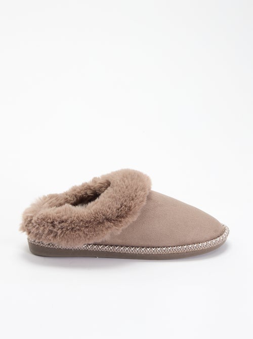 Pantufas mules forradas - Kiabi