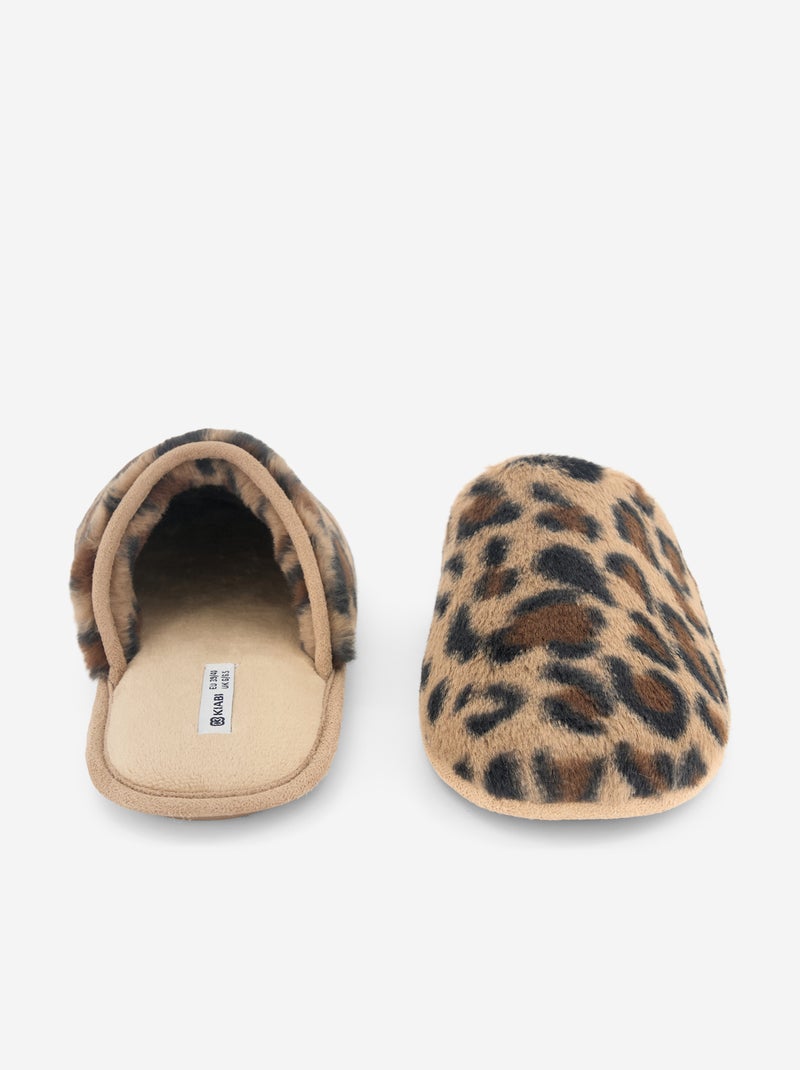 Pantufas mules forradas Castanho - Kiabi