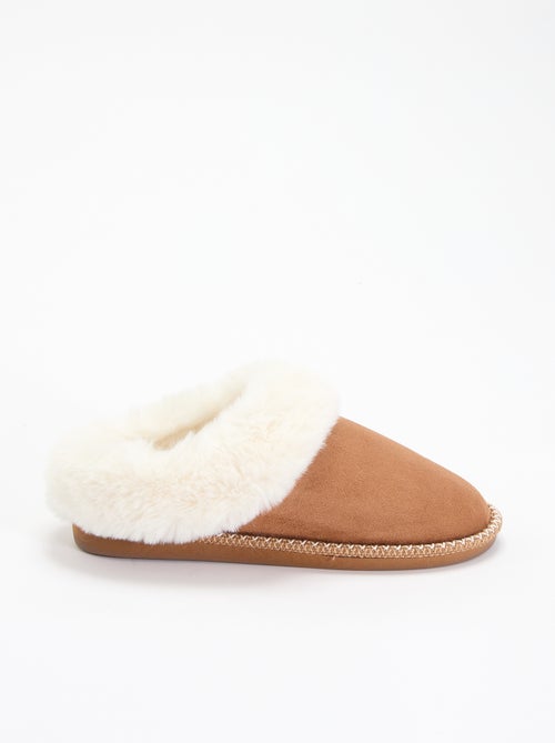 Pantufas mules forradas - Kiabi