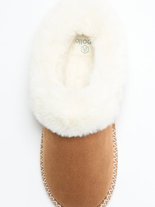 Pantufas mules forradas - Kiabi