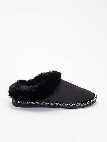 Pantufas mules forradas