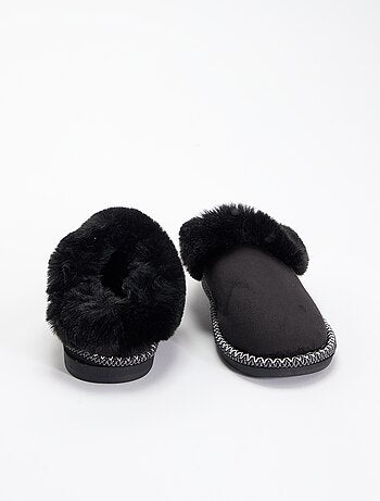 Pantufas mules forradas