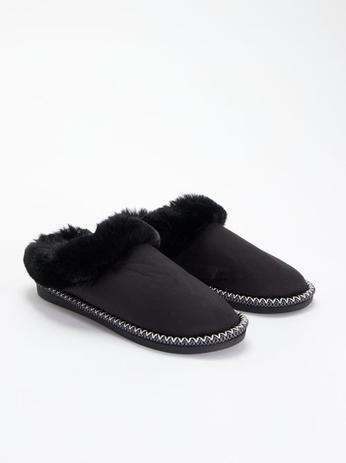 Pantufas mules forradas - Kiabi