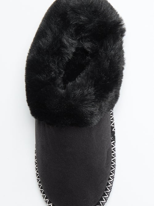 Pantufas mules forradas - Kiabi
