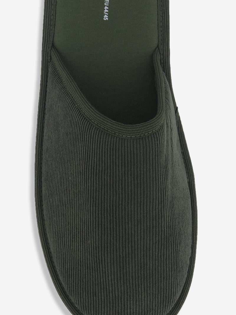 Pantufas mules lisas Caqui - Kiabi