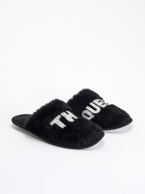 Pantufas mules - Kiabi