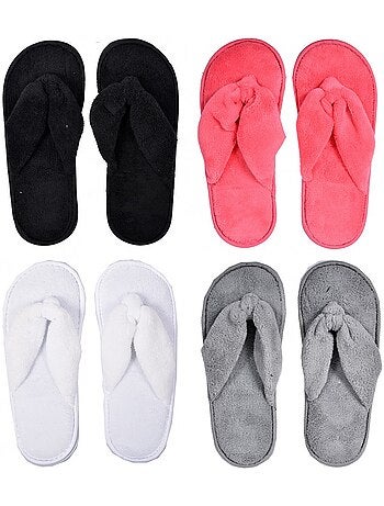 Pantufas mulher infinitif conforto pack de 4