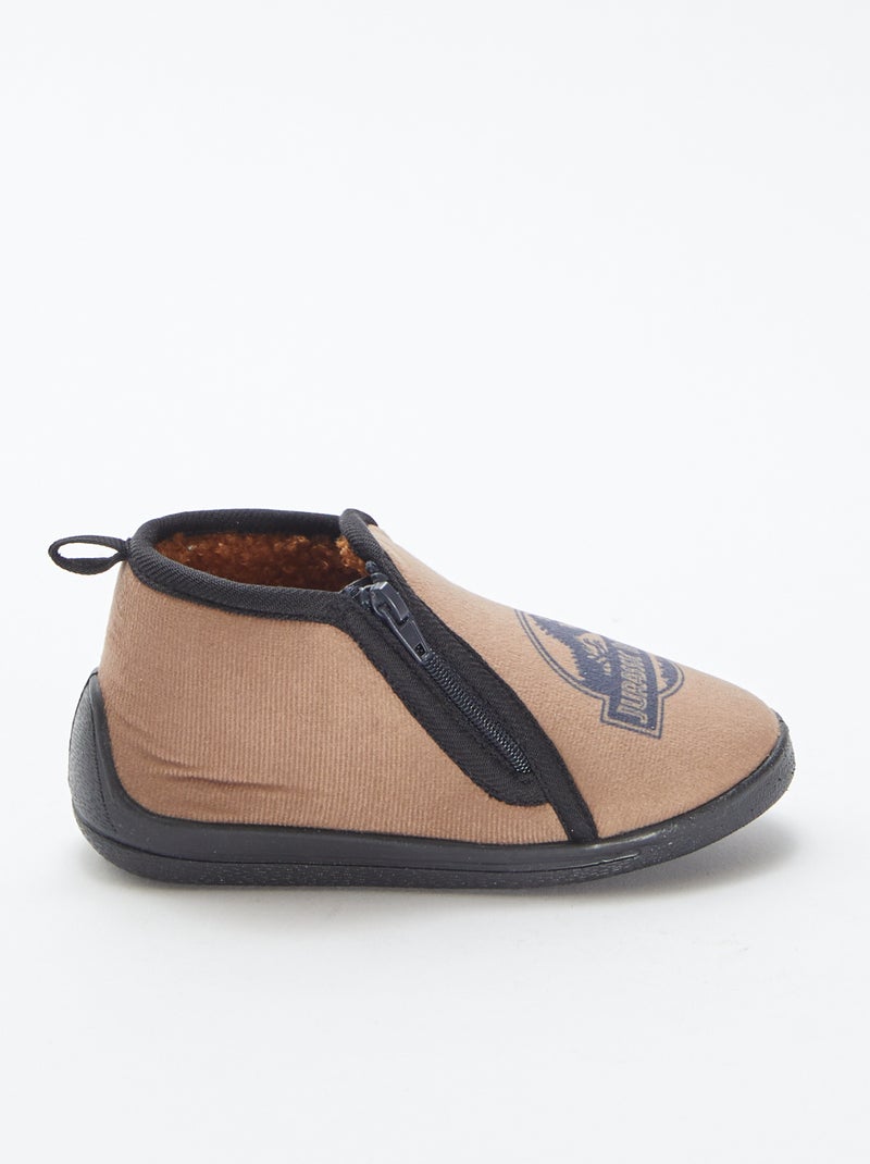 Pantufas 'Mundo Jurássico' Castanho - Kiabi