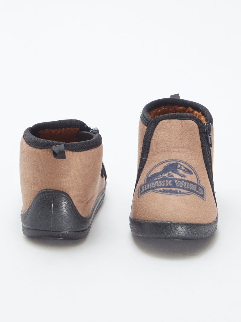 Pantufas 'Mundo Jurássico' Castanho - Kiabi