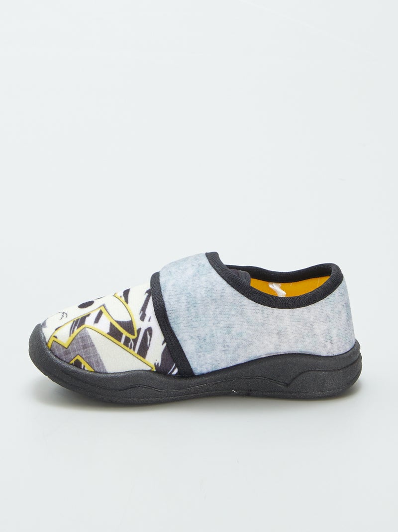 Pantufas 'Pikachu' 'Pokémon' com tira de velcro CINZA - Kiabi