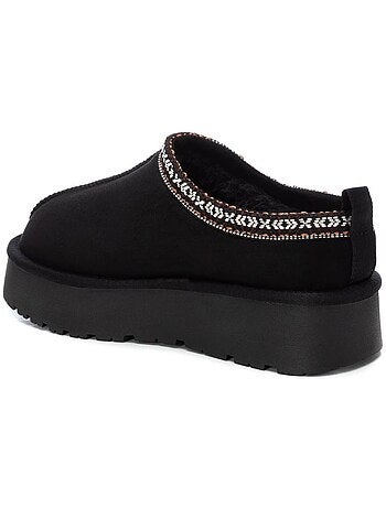 Pantufas Pretas de Microfibra Xti para Mulher