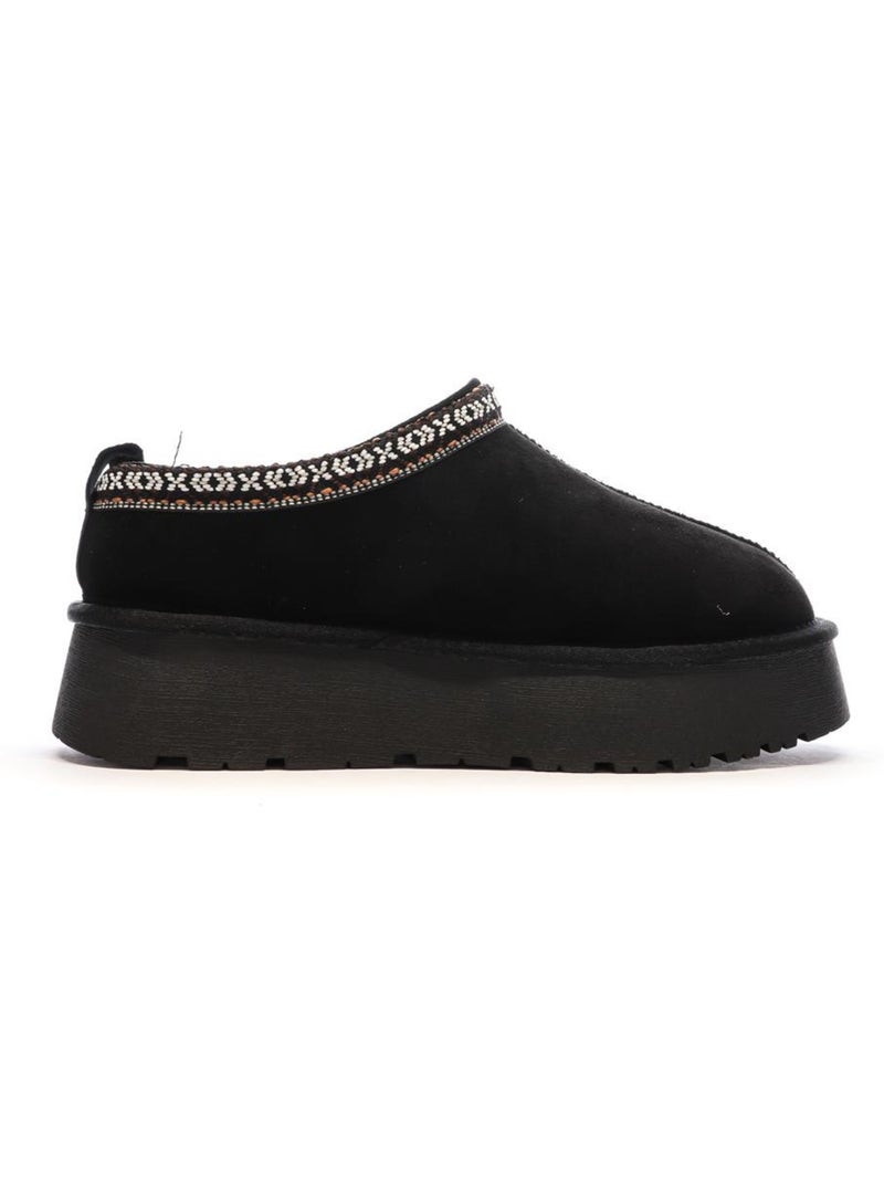 Pantufas Pretas de Microfibra Xti para Mulher Preto - Kiabi