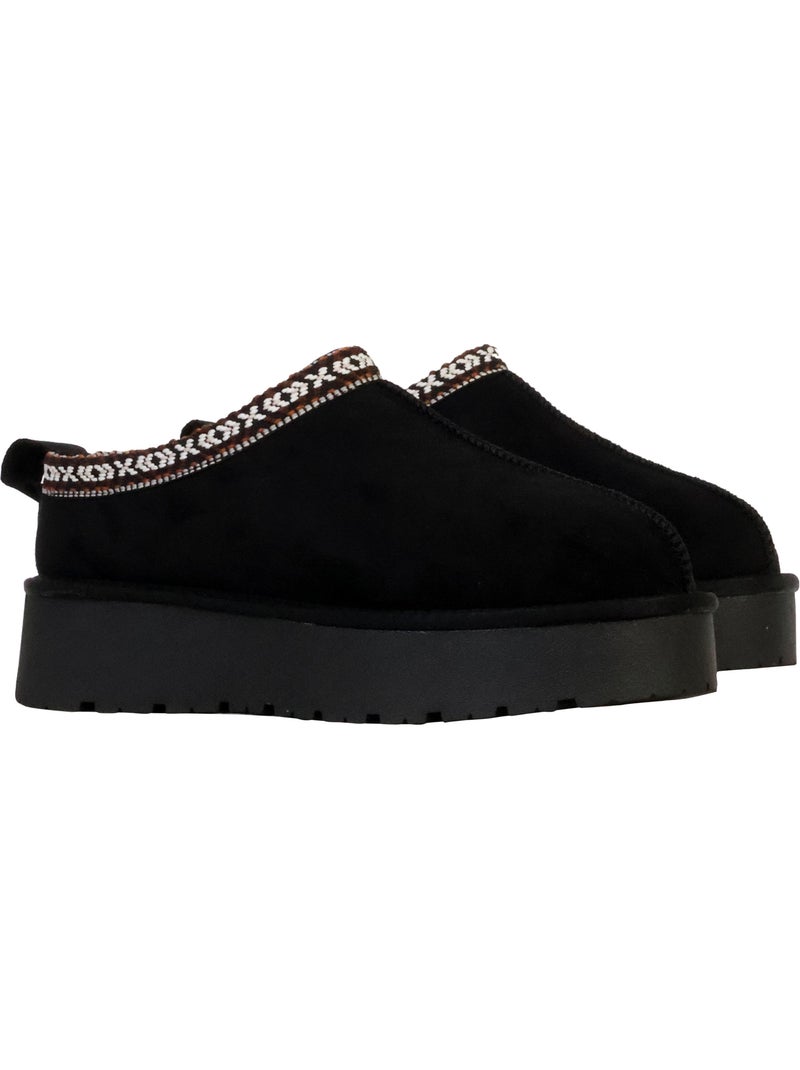 Pantufas Pretas de Microfibra Xti para Mulher Preto - Kiabi
