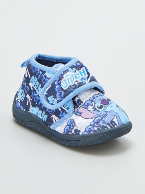Pantufas 'Stitch' com tiras de velcro - Kiabi