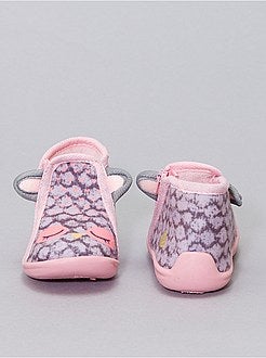 Pantufas subidas 'coruja' - Kiabi