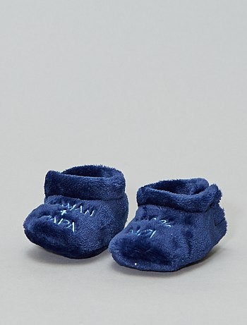 Pantufas subidas em imitação de pelo - Kiabi