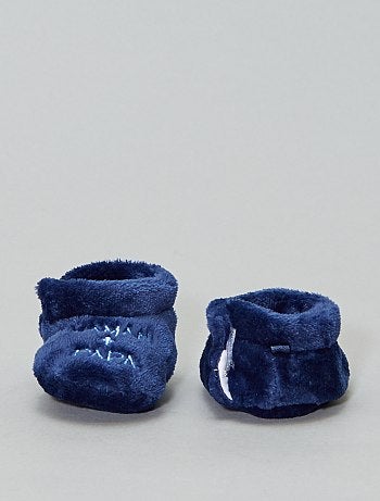 Pantufas subidas em imitação de pelo - Kiabi