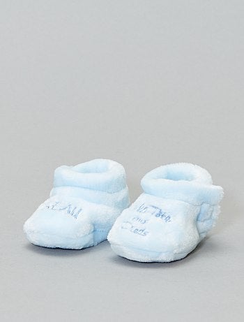 Pantufas subidas em imitação de pelo - Kiabi