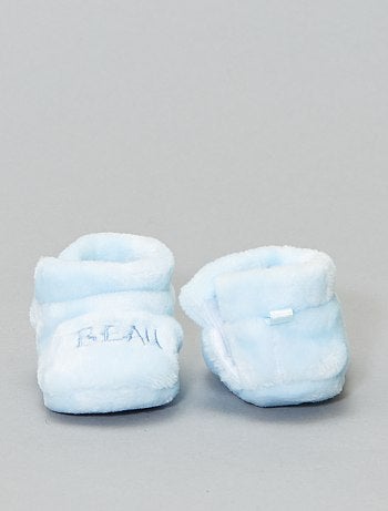 Pantufas subidas em imitação de pelo - Kiabi