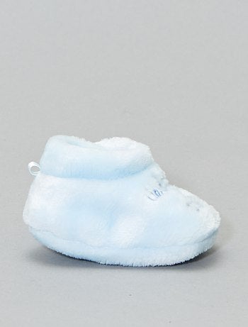 Pantufas subidas em imitação de pelo - Kiabi