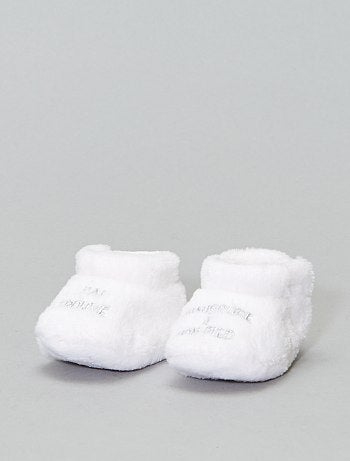 Pantufas subidas em imitação de pelo - Kiabi