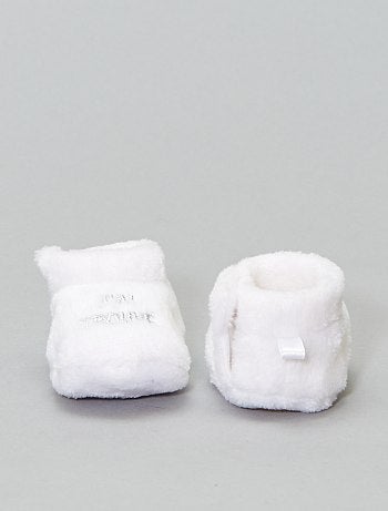 Pantufas subidas em imitação de pelo - Kiabi