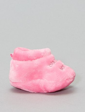 Pantufas subidas em imitação de pelo - Kiabi