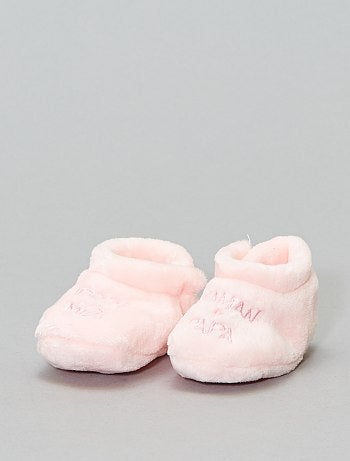 Pantufas subidas em imitação de pelo - Kiabi