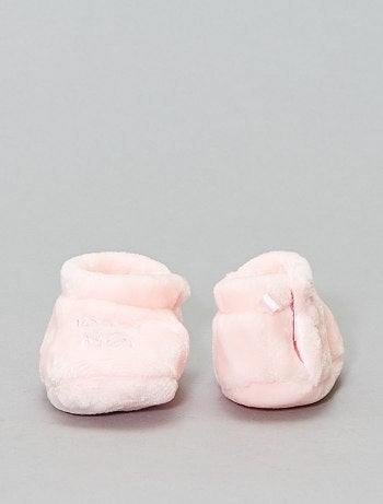 Pantufas subidas em imitação de pelo - Kiabi