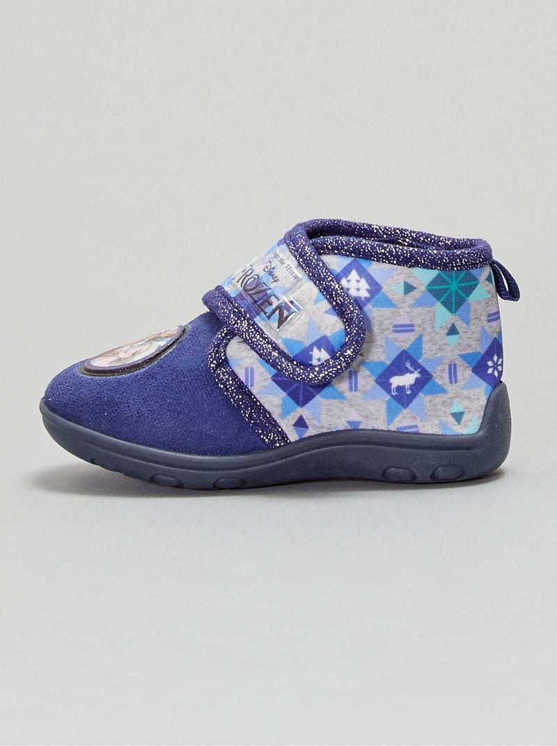 Pantufas subidas 'Frozen' Azul Naval - Kiabi