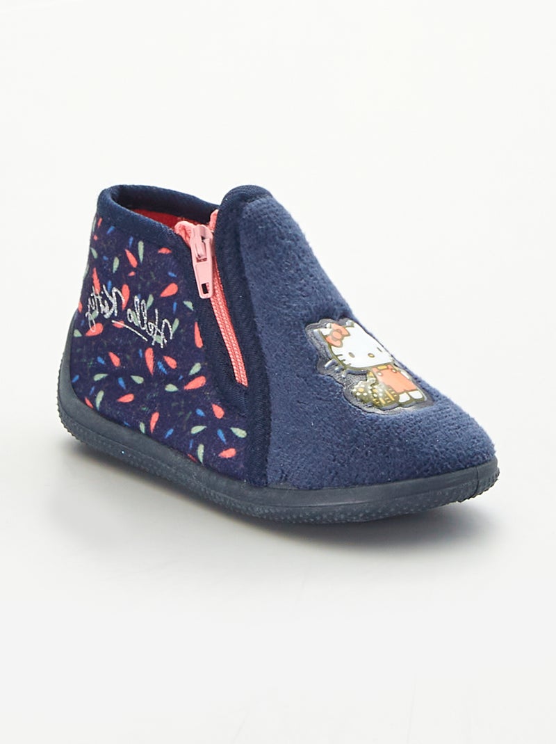Pantufas subidas 'Hello Kitty' AZUL - Kiabi