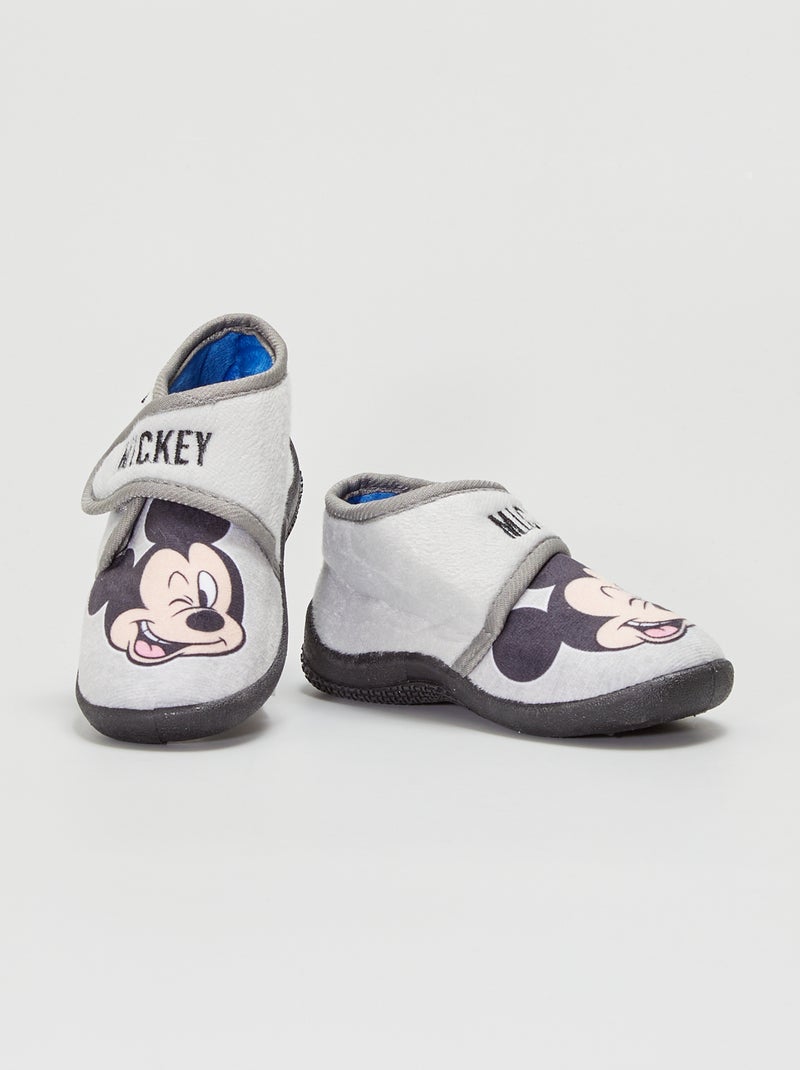 Pantufas subidas 'Mickey' 'Disney' Cinza - Kiabi