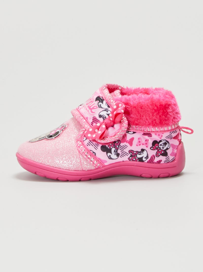 Pantufas subidas 'Minnie Mouse' Rosa - Kiabi