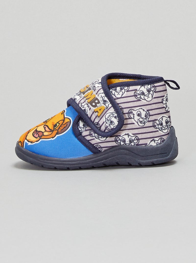 Pantufas subidas 'O Rei Leão' Azul - Kiabi