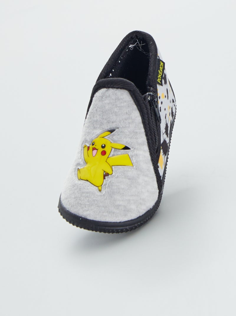 Pantufas subidas 'Pikachu' 'Pokémon' Cinza Escuro - Kiabi