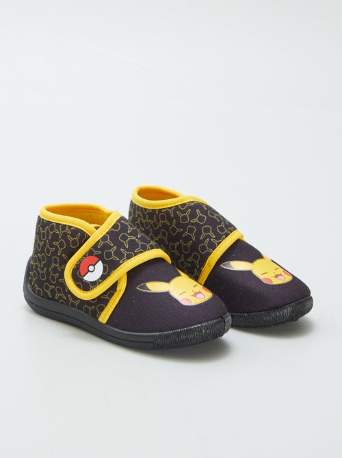 Pantufas subidas 'Pokémon' com velcro - Kiabi