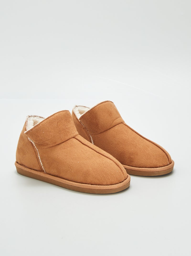 Pantufas tipo bota BEGE - Kiabi