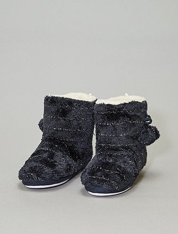 Pantufas tipo bota forradas - Kiabi