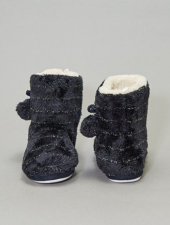 Pantufas tipo bota forradas - Kiabi